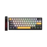 Mey İthalat WIN60 He Max Manyetik Klavye, Rapid Trigger, Wing Chun Switch, 8000Hz Rgb, Tkl, Hot Swap Oyuncu Klavyesi, Sarı - Çok Renkli