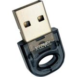 Mey İthalat X-Level Bluetooth 5.1 USB Adaptör Dongle Kablosuz Alıcı Verici Pc Laptop Için Bluetooth USB Dongle Kulaklık Hoparlör Klavye Mouse Gamepad Bağlantı Aparatı 15M Kablosuz Bağlantı | Xotg 6717