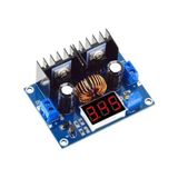 Mey İthalat XL4016 Voltmetreli 5A Ayarlanabilir Güç Kaynağı, 4-40V ile 1.25-36V Step-Down Buck Converter - Çok Renkli