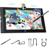 Mey İthalat Xppen Artist 12 3. 12 Inç Ekranlı Çizim Tableti | X4 Kalem 16K Basınç | Kadran Tekerlekleri+8 Tuşlar | Windows/macos/android/chromeos/linux ile Uyumlu Ag Kazınmış Cam Taşınabilir Sanat Çizim Tableti