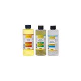 Mey İthalat Yağlı Boya Yardımcı Malzeme Seti, 3 x 250 Ml, Terebentin, Keten Yağı ve Fırça Temizleme Sıvısı - Çok Renkli