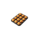 Mey İthalat Yanmaz Yapışmaz 12'li Muffin Kek Kalıbı - 10 x 10 cm
