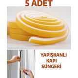 Mey İthalat Yapışkanlı Kapı Bandı Isı Yalıtım Süngeri, 5 Adet - 10 cm - Çok Renkli - 1 Adet