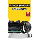 Mey İthalat® Yeni Nesil Akıllı Saat Ve Bluetooth Kulaklık Titreşim Bildirimleri Uyku Takibi