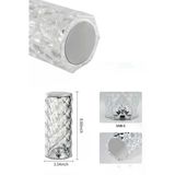 Mey İthalat® Yeni Nesil Modern Kristal Masa Ve Gece Lambası Dokunmatik Renk Değiştirebilen