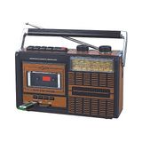 Mey İthalat Yeni Nesil Radyo USB Sd Fm Bluetooth Kaset Çalar Müzik Kutusu Retro El Tutamaçlı Taşınabilir - Çok Renkli