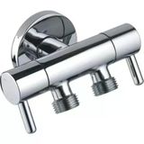 Mey İthalat® Yıldız Çift Çıkışlı Taharet Musluğu