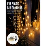 Mey İthalat® Yıldız Led Işık 5 Metre Dekoratif Aydınlatma Günışığı Yeni Nesil Vitrin