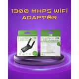Mey Ithalat® Yüksek Hızlı 1200 Mbps Çift Bant USB Wifi Adaptör – Güçlü Sinyal, Geniş Uyumluluk - Belirtilmemiş