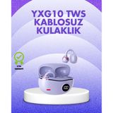 Mey İthalat® Yxg10 Kablosuz Kulaklık – Bluetooth 5.4, Dokunmatik, Led Ekranlı Şarj Kutusu