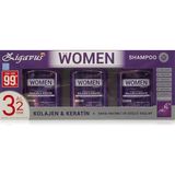 Mey İthalat Zigavus Women Kolajen Keratin Şampuan (3 x 300 Ml)