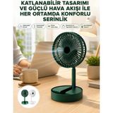 Mey ® Katlanabilir USB Şarjlı Masaüstü Soğutucu Mini Fan Telefon Tutucu Najmaddin - Renkli