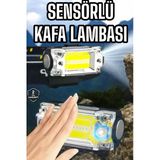 Mey Şarjlı Kafa Feneri Suya Dayanıklı Ayarlanabilir Kamp Feneri