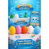 Mey3DDesign MeyBox Süpriz Yumurta, BlindBox, Süpriz Oyuncak, Seri 1 MeySu Dünyası, Sticker ve Şekerleme Hediyeli