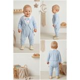 meyastore Erkek Bebek Tulum Takımı Papyonlu Yelekli
