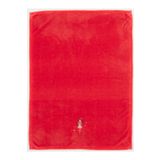 MEYHOME Wellsoft Peluş Kırmızı renk Çocuk Battaniyesi (75x100) Nakışlı