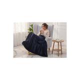 MEYHOME Wellsoft Peluş Tv Battaniyesi (150x200 Cm) Lacivert