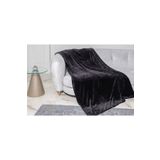 MEYHOME Wellsoft TV Battaniyesi 150x200 cm (Baklava Desen), siyah