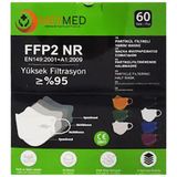 Meymed FFP2 NR EN 149 %95 Yüksek Filtrasyon Erkek Koruyucu Maske 12'li