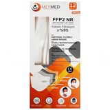 Meymed Maske FFP2 NT EN 149 %95 Yüksek Filtrasyon Partikül Filtreli Beyaz Maske 12'li