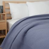 Meyn Collection Çift Kişilik Yazlık Pamuklu Petek Pike - Indigo
