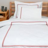 Meyn Collection Tek Kişilik Pamuk Saten Piko Nakışlı Hediyelik Çeyizlik Nevresim Takımı - 160 x 200 cm - Beyaz