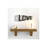 Meynt Duvar Dekor-Love Yazısı Üçboyutlu (30X50Cm) 3Mm Mdf