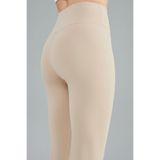 meyou bags Kadın Krem Yüksek Bel Push Up Toparlayıcı Günlük ve Spor Tayt Soft Touch