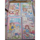 Meyra Accessories sanrio kawaii anime baskılı ve diğer figür baskılı rengarenk defterler renkli sayfalar hediyelik 1ad