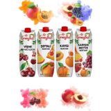 Meysu Meyve Nektarı 1 Lt X 4 Adet (Kayısı, Vişne, Şeftali, Karışık Meyve)