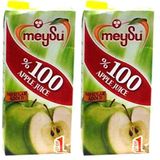 Meysu%100 Elma Suyu 1 Litre 2li paket