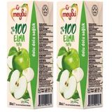 Meysu%100 Elma Suyu 200 Mililitre Şişe 2li paket