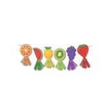 Meyve Temalı Dekoratif Banner, Çocuk Partileri İçin Süsleme, 6 Parça Set