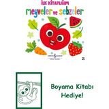 Meyveler ve Sebzeler – Ilk Kitaplığım + Boyama Kitabı