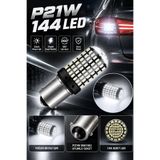 MeyZone 1 Adet Oto Stop Sinyal Geri Vites Ampulü 144 Led 93 P21W Beyaz