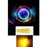 MeyZone 10 Adet 12v T5 Led Ampul Oto Kilometre Gösterge Kadran Ambians Aydınlatma Ledi Turuncu