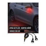 MeyZone Ayna Altı Led Ayna Altı Cob Aydınlatma Led Eagle Eye 2 Adet Kırmızı Sağ Sol Takım