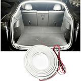 Meyzone Oto Araba Bagaj Içi Kayan LED Aydınlatma 4 Metre Beyaz 12V