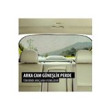 Meyzone Oto Güneşlik Perde Araba Arka Cam Perdesi Güneş Önleyici Araç Içi Güneşliği 50X100CM Vantuzlu
