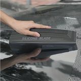 MeyZone Premium Oto Araç Cam Sil Çekçek Kurulama Su Çekme Aparatı Silikonlu Lüks Siyah