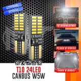 Meyzone T10 LED Dipsiz W5W Canbus 24 Ledli Beyaz Park Plaka Ampul 2 Adet Yüksek Parlaklık ve Modern Tasarım