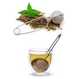 MEZİGARC Paslanmaz Çelik Demlik Çay Süzgeci Bitki Çayı Süzgeci Çay Kahve Demleme Pratik Bardak Çay Süzgeci