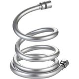Mezigarc Yüksek Kaliteli Kaplama Sağlam Kopmaz Spiral Hortum Pvc Armatürü ve Duş Başlığı Krom Kaplı Banyo Duş Hortumu