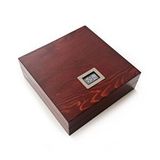 Mezmob Masif Yerli Sedir Ağacı Humidor Puro Kutusu Küçük Boy Dijital Ceviz