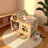 Mezora Kedi Evi Kedi Kulubesi Köpek Kulubesi Köpek Evi 57X53X49