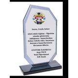 Mezun Plaketi - Kişiye Özel Plaket - Cam Plaket - Mezuniyet Plaketi