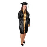 Mezuniyet Cübbesi LİSE Siyah Gold (Siyah Gold/M)