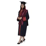 Mezuniyet Cübbesi Üniversite Lacivert Bordo (Lacivert Bordo/L)