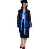 Mezuniyetshop Cübbe Kep Mezuniyet 1106 - L - Mavi