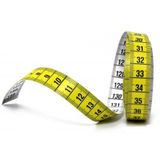 Mezura 150cm Beden Vücut Ölçüm Mezurası Bandı, 1.5 Metre Terzi, Diyetisyen, Beden, Kıyafet Hayvan Ölçüm Metresi Kutulu